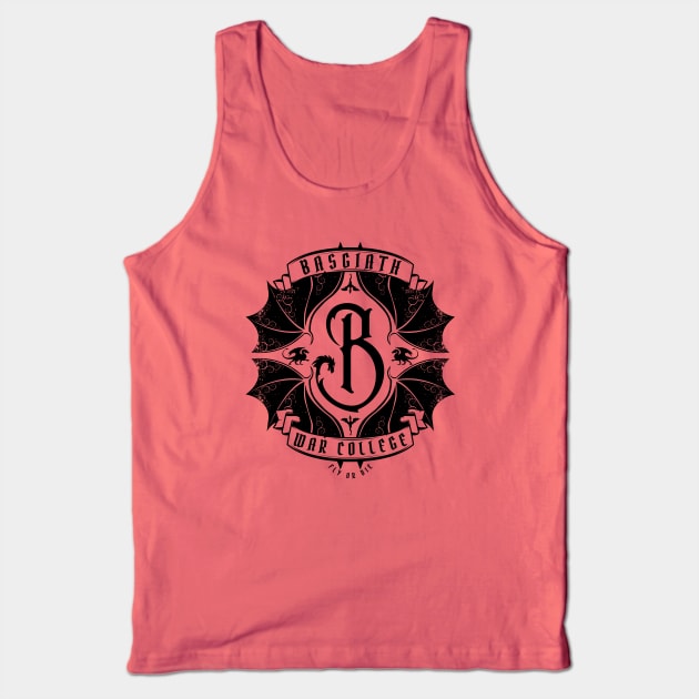 Basgiath War College Crest (clear) Tank Top by jtranphoto